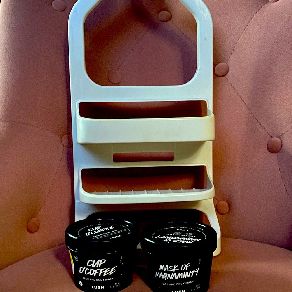 Mask Of Magnaminty, & Cup O’ Coffee Shower Caddy Bundle